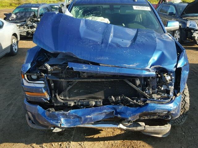 1GCVKREC2GZ255522 - 2016 CHEVROLET SILVERADO BLUE photo 7