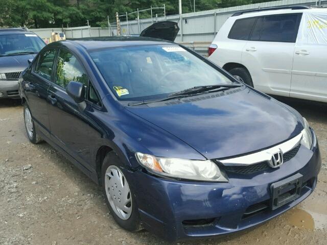 2HGFA1F36AH558383 - 2010 HONDA CIVIC VP BLUE photo 1