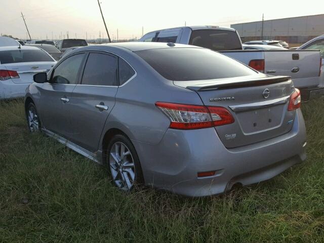 3N1AB7AP7DL793344 - 2013 NISSAN SENTRA SILVER photo 3