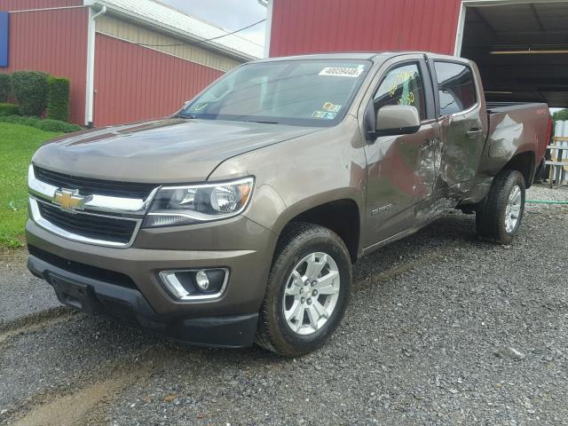 1GCGTCE39G1366442 - 2016 CHEVROLET COLORADO L TAN photo 2
