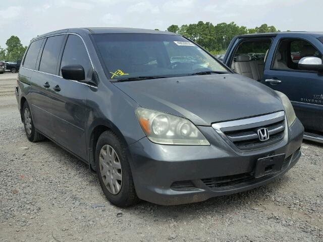 5FNRL38247B098614 - 2007 HONDA ODYSSEY LX GRAY photo 1