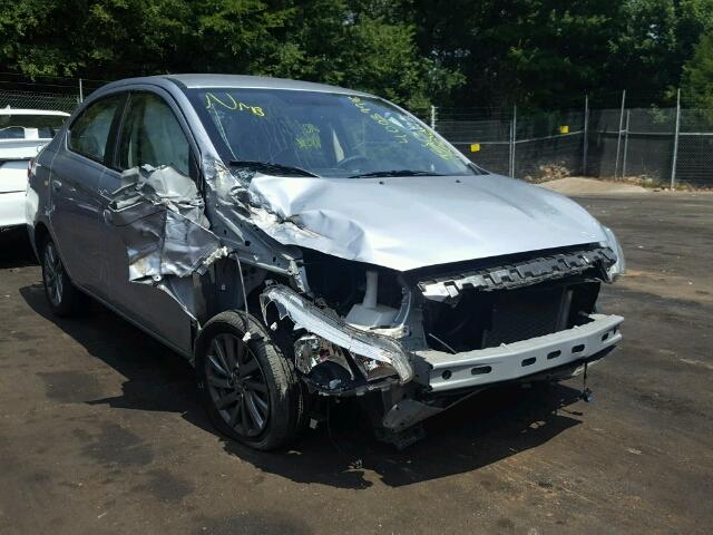 ML32F4FJ6HHF16476 - 2017 MITSUBISHI MIRAGE G4 SILVER photo 1