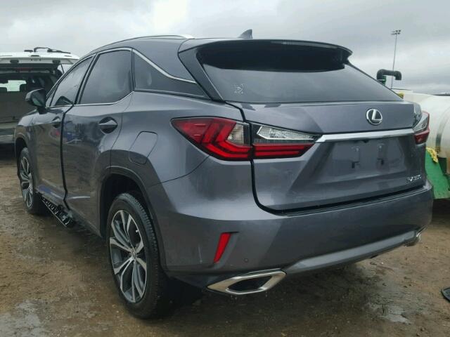 2T2BZMCA8HC059921 - 2017 LEXUS RX 350 GRAY photo 3