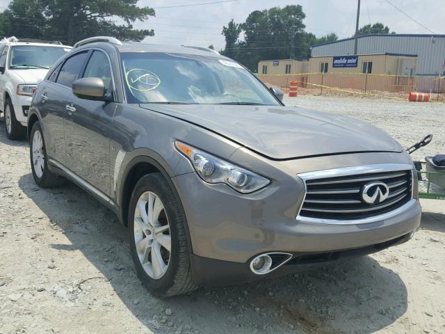 JN8CS1MU1EM451100 - 2014 INFINITI QX70 GRAY photo 1