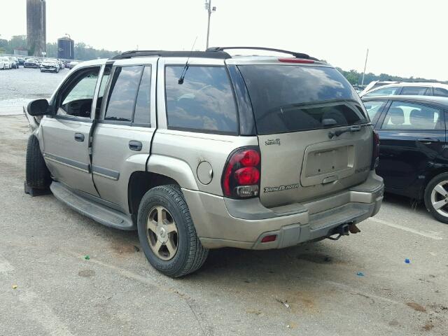 1GNDT13S422494101 - 2002 CHEVROLET TRAILBLAZE BEIGE photo 3