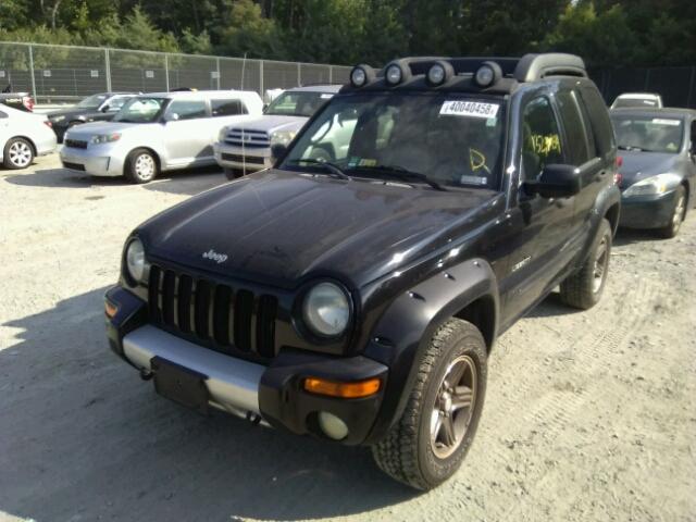 1J8GL38K23W660273 - 2003 JEEP LIBERTY RE BLACK photo 2