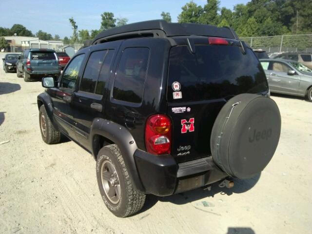 1J8GL38K23W660273 - 2003 JEEP LIBERTY RE BLACK photo 3