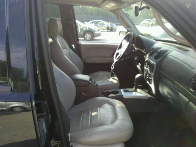 1J8GL38K23W660273 - 2003 JEEP LIBERTY RE BLACK photo 5