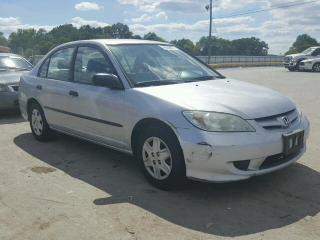 1HGES16394L008840 - 2004 HONDA CIVIC DX V SILVER photo 1