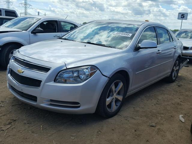 1G1ZC5EU3CF379545 - 2012 CHEVROLET MALIBU 1LT 银色 照片 2