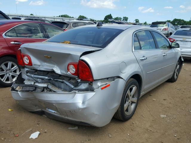 1G1ZC5EU3CF379545 - 2012 CHEVROLET MALIBU 1LT 银色 照片 4