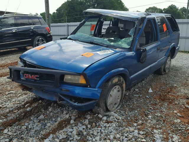 1GKDT13W3V2521891 - 1997 GMC JIMMY BLUE photo 2