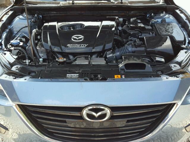 JM1BM1M70E1140271 - 2014 MAZDA 3 GRAND TO BLUE photo 7