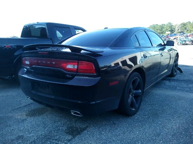 2C3CDXCT2EH113343 - 2014 DODGE CHARGER R/ BLACK photo 4