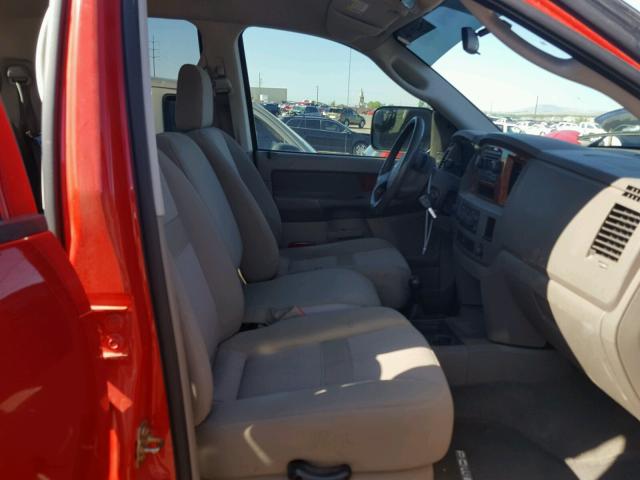 3D7KS28D46G257355 - 2006 DODGE RAM 2500 S RED photo 5