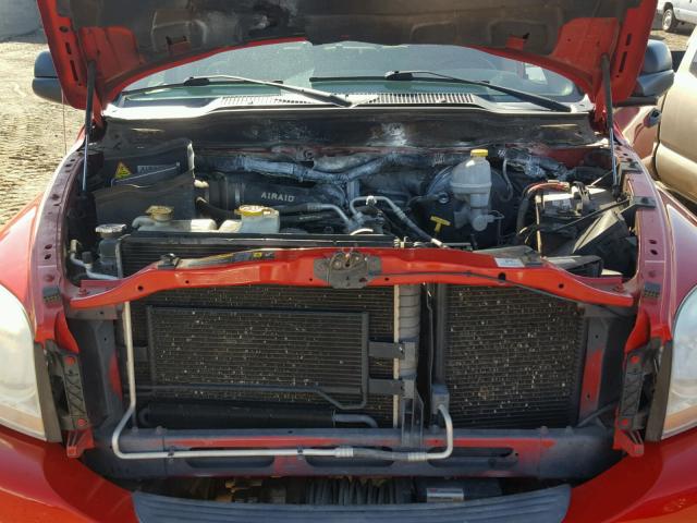3D7KS28D46G257355 - 2006 DODGE RAM 2500 S RED photo 7