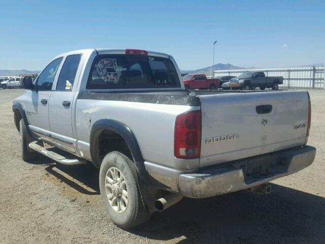 3D7KS28C15G862049 - 2005 DODGE RAM 2500 S GRAY photo 3
