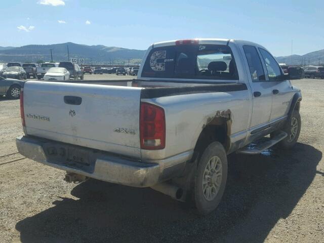 3D7KS28C15G862049 - 2005 DODGE RAM 2500 S GRAY photo 4