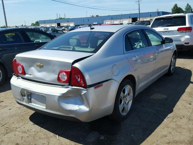 1G1ZB5EB1AF213216 - 2010 CHEVROLET MALIBU LS Gümüş foto 4