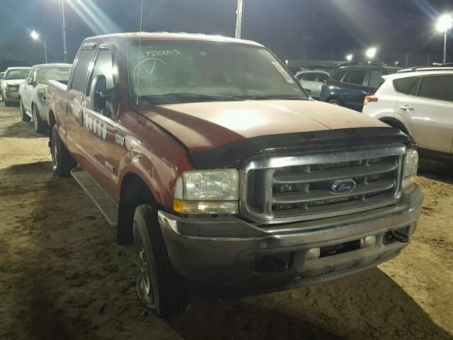 1FTNW21PX4EB87154 - 2004 FORD F250 SUPER RED photo 1