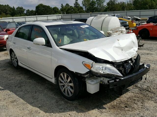 4T1BK3DB9BU409993 - 2011 TOYOTA AVALON BAS WHITE photo 1