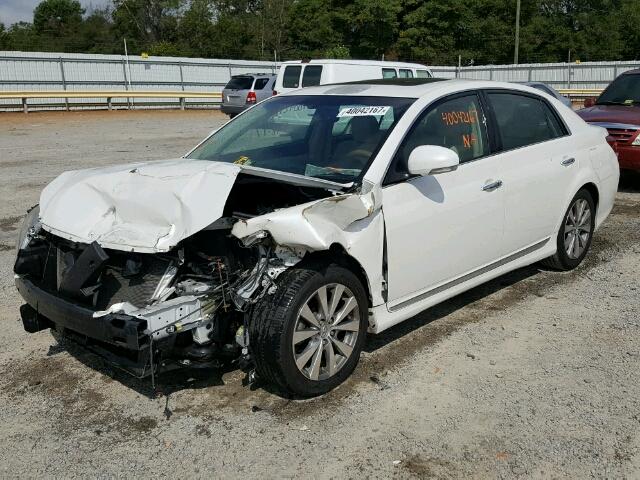 4T1BK3DB9BU409993 - 2011 TOYOTA AVALON BAS WHITE photo 2