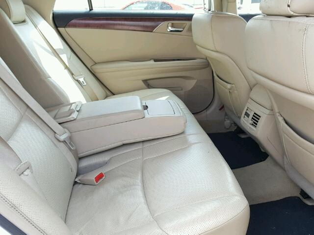 4T1BK3DB9BU409993 - 2011 TOYOTA AVALON BAS WHITE photo 6