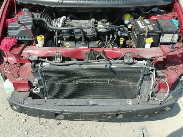 2A4GP54L66R647460 - 2006 CHRYSLER TOWN & COU RED photo 7