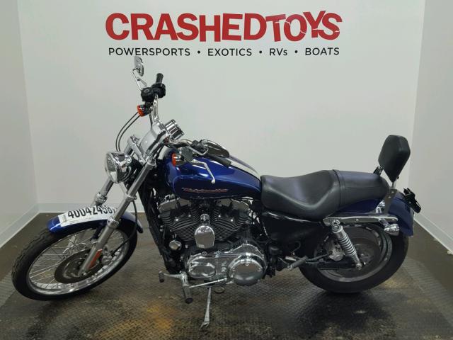 1HD1CT3147K424618 - 2007 HARLEY-DAVIDSON XL1200 C BLUE photo 3