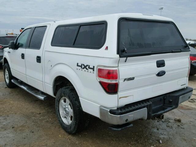 1FTFW1EF4CFB97025 - 2012 FORD F150 WHITE photo 3