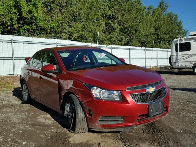 1G1PF5SC4C7112466 - 2012 CHEVROLET CRUZE LT RED photo 1