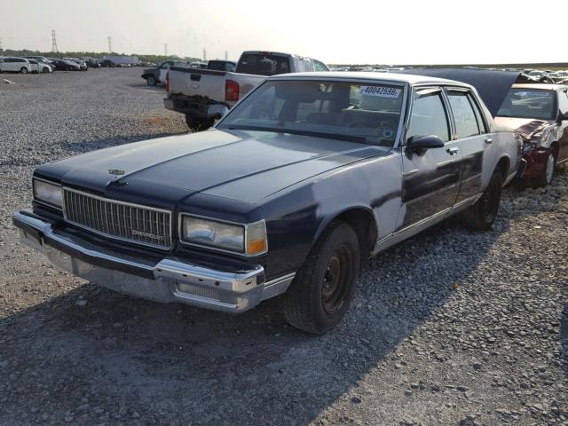 1G1BN51E3KR195231 - 1989 CHEVROLET CAPRICE CL BLUE photo 2