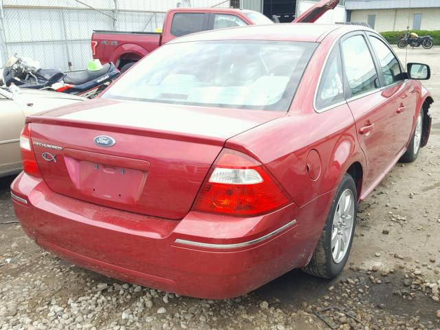 1FAFP23196G178131 - 2006 FORD FIVE HUNDR RED photo 4