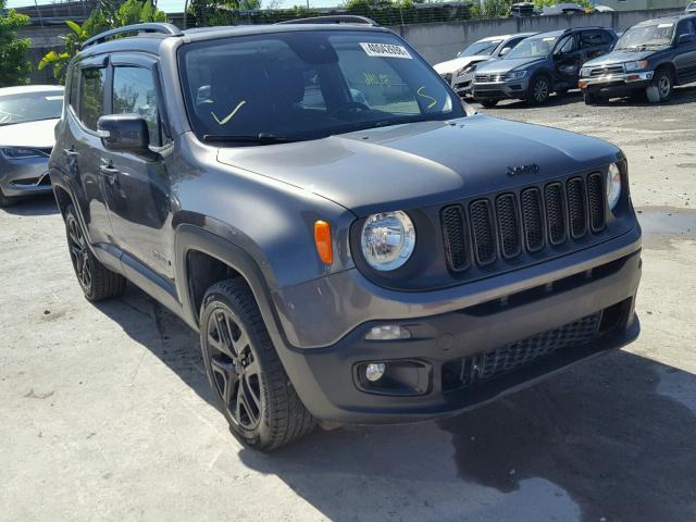 ZACCJBBT9GPD21486 - 2016 JEEP RENEGADE L GRAY photo 1