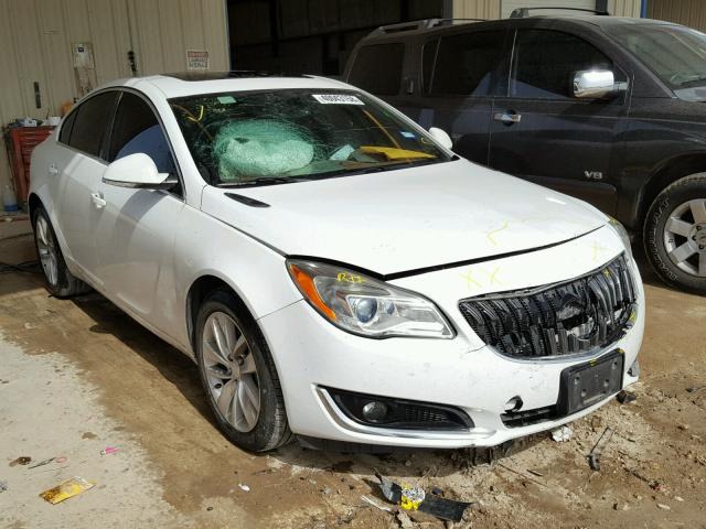 2G4GN5EX4F9160041 - 2015 BUICK REGAL PREM WHITE photo 1