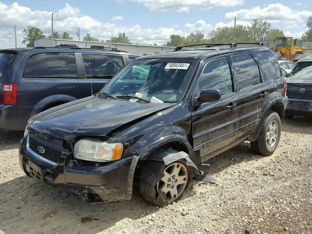 1FMCU94194KB41003 - 2004 FORD ESCAPE BLACK photo 2