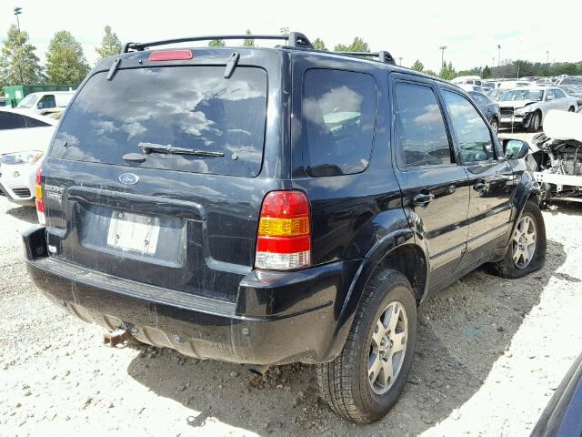 1FMCU94194KB41003 - 2004 FORD ESCAPE BLACK photo 4