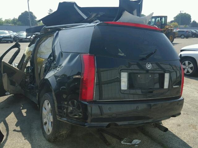 1GYEE637360198854 - 2006 CADILLAC SRX BLACK photo 3