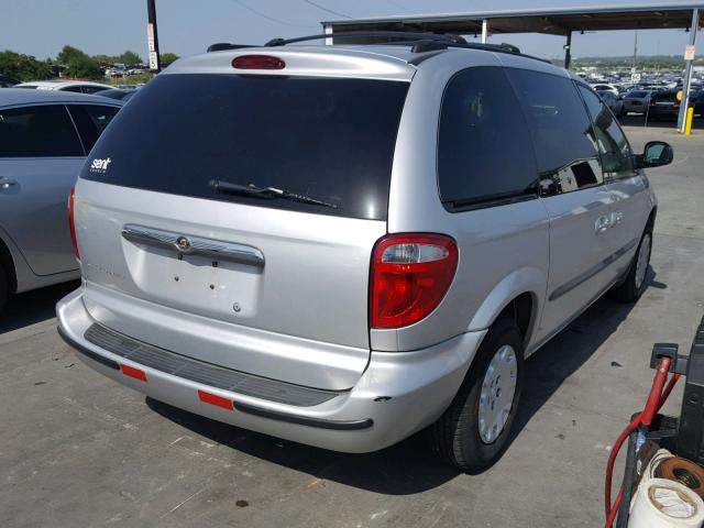 1C4GP45R54B564438 - 2004 CHRYSLER TOWN & COU 银色 照片 4