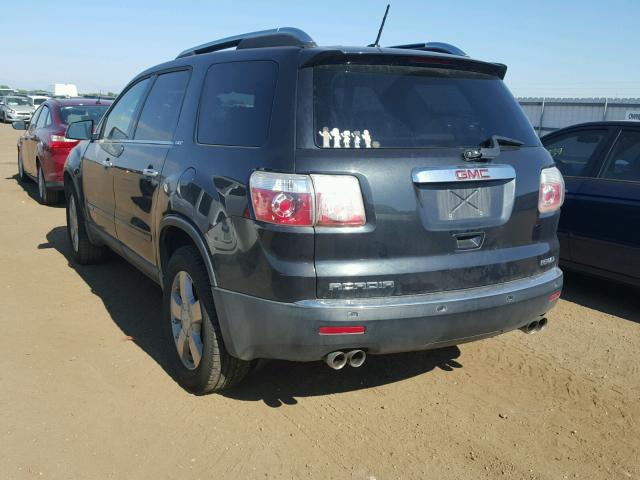 1GKEV23777J148277 - 2007 GMC ACADIA SLT შავი ფოტო 3