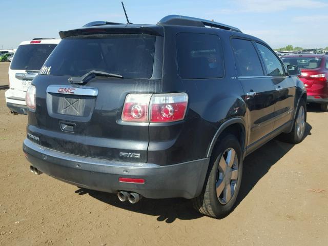 1GKEV23777J148277 - 2007 GMC ACADIA SLT შავი ფოტო 4
