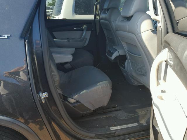 1GKEV23777J148277 - 2007 GMC ACADIA SLT შავი ფოტო 6