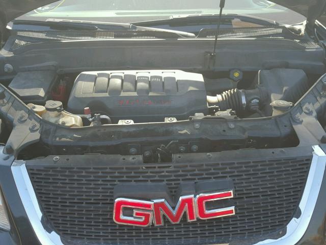 1GKEV23777J148277 - 2007 GMC ACADIA SLT შავი ფოტო 7