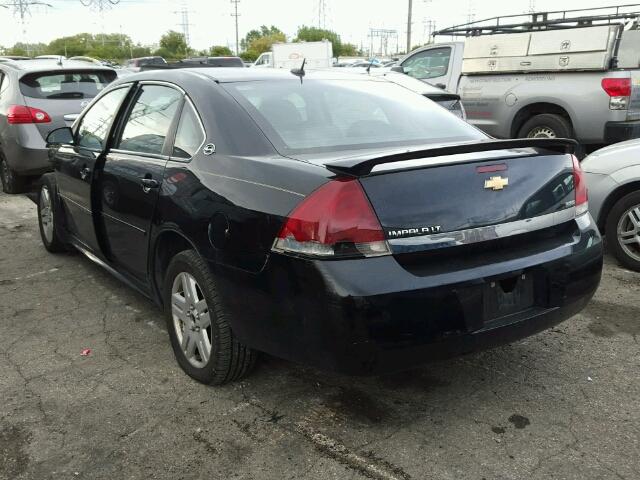 2G1WT57K991323303 - 2009 CHEVROLET IMPALA 1LT BLACK photo 3