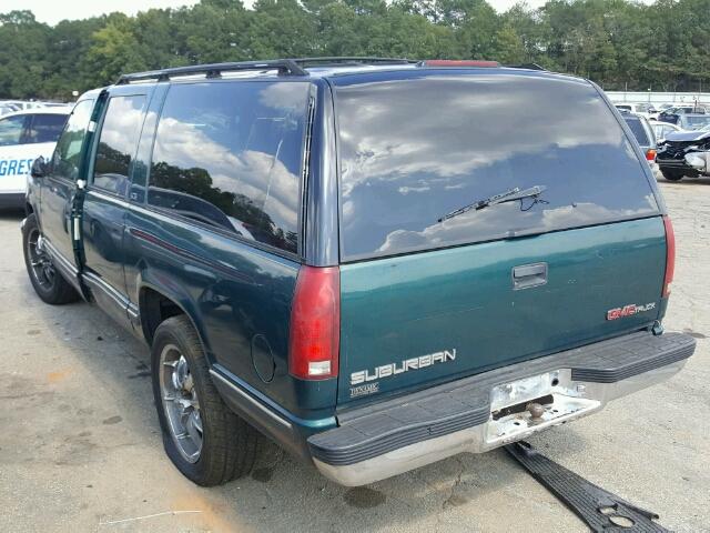 1GKEC16K5SJ715515 - 1995 GMC YUKON GREEN photo 3