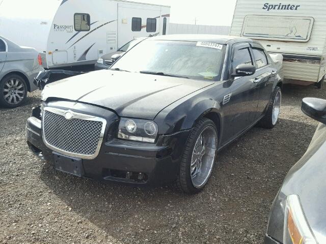 2C3KA43R46H363806 - 2006 CHRYSLER 300 BLACK photo 2