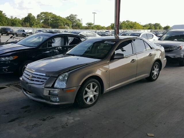 1G6DW677160103400 - 2006 CADILLAC STS BEIGE photo 2