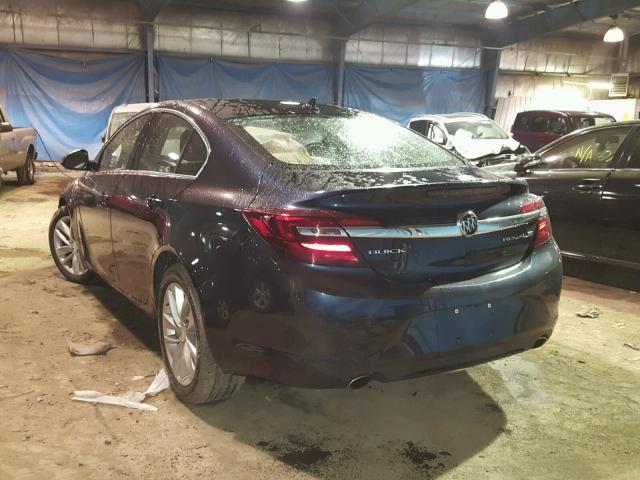 2G4GK5EX8E9188707 - 2014 BUICK REGAL 蓝色 照片 3