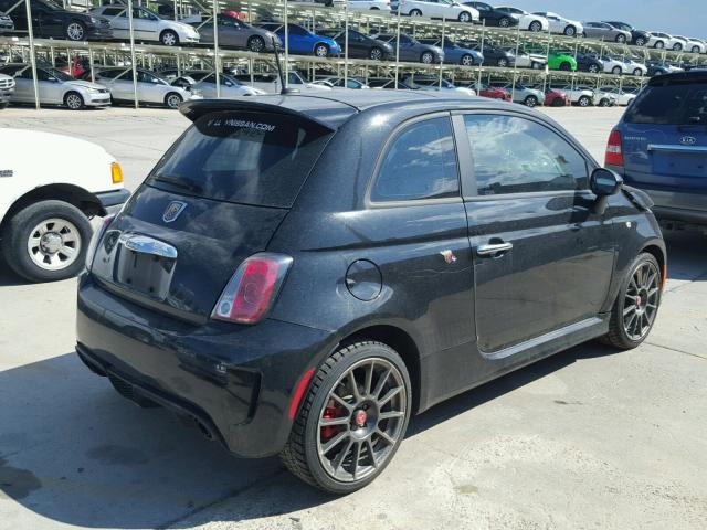 3C3CFFFH4CT299211 - 2012 FIAT 500 ABARTH BLACK photo 4