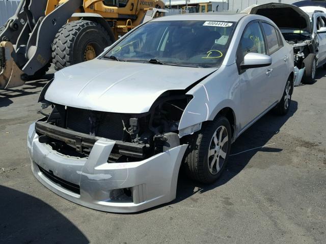 3N1AB6AP9CL761035 - 2012 NISSAN SENTRA 2.0 SILVER photo 9